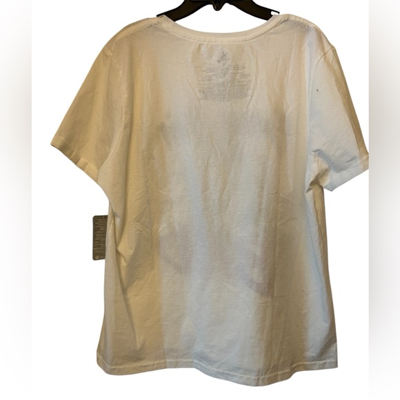 Disney Villains Graphic Tee Busy Being Bad Shirt Size XL Glitter White‎ - Picture 5 of 5